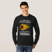 I Cast Fireball Wizard Sortierer Dm TTRPG T-Shirt (Vorne ganz)