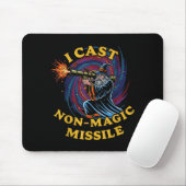 I Cast Non-magic Missile Funny Wizard Parody Meme  Mousepad (Mit Mouse)