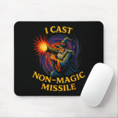 I Cast Non-magic Missile Funny Wizard Parody Meme  Mousepad (Mit Mouse)