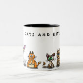 I ❤️ CATS und KITTENS Tasse (Mittel)