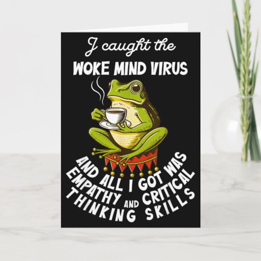 I Caught The Woke Mind Virus And All I Got Was Emp Karte (Vorderseite)