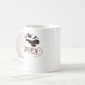 I Caw The Raven Gothic Raven Art Horror Design Ess Kaffeetasse (Vorderseite Links)