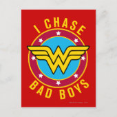 I Chase Bad Boys Postkarte (Vorderseite)