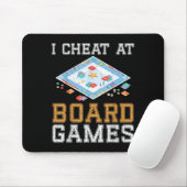 I Cheat at Board Spiel Funny Host Gewinner Cheater Mousepad (Mit Mouse)