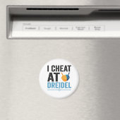 I Cheat at Dreidel Funny Jewish Game Holiday Gift Magnet (In Situ (Geschirrspüler))