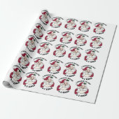 I checked the list 67 times, funny christmas wrap geschenkpapier (Ungerollt)