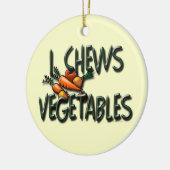 I Chef Gemüse Garten Keramik Ornament (Links)