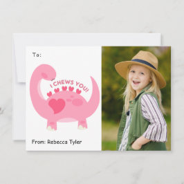 I Chef Sie Niedlich Foto-Valentinstag im Klassenzi Feiertagskarte