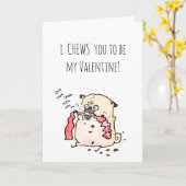 I Chef You Valentine Karte (Gelbe Blume)