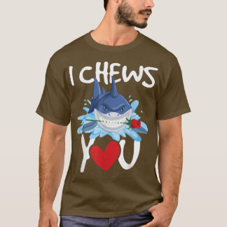 I Chef YouShark Lovers Wildlife Marine Biologist T-Shirt
