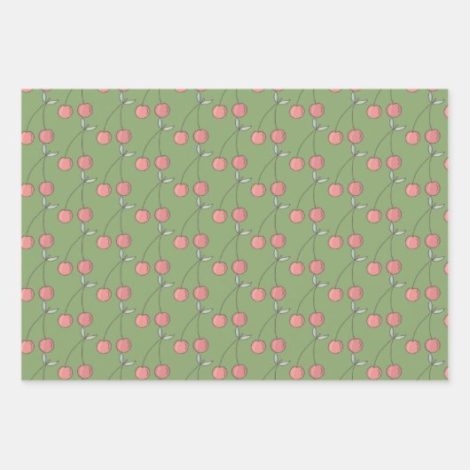 I Cherry-Ish Sie wackeln Papierblätter Geschenkpapier Set (Vorderseite 2)