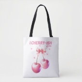 "I Cherry-ish You" mit Individuelle Name Romantik Tasche (Vorderseite)