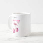 I Cherryish You Funny Cherry Pun anpassbar Kaffeetasse (Vorderseite Links)