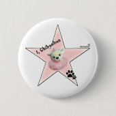 I, Chihuahuahollywood-Stern-Button Button (Vorderseite)