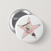 I, Chihuahuahollywood-Stern-Button Button (Vorne & Hinten)