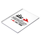 I Chili (Liebe) Thailändische Küche Notizblock (Linke Seite)