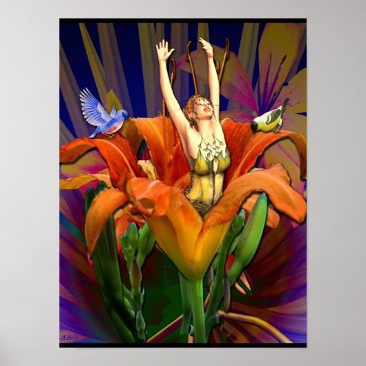 I Ching Meditations, Ziffer 12, Stillstand Poster (Vorne)