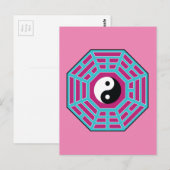 I Ching Yin Yang Postkarte (Vorne/Hinten)