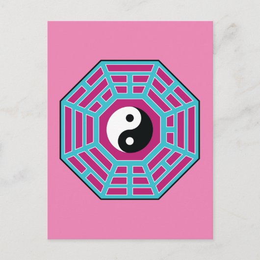 I Ching Yin Yang Postkarte (Vorderseite)