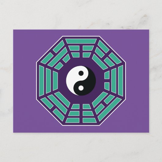 I Ching Yin Yang Postkarte (Vorderseite)