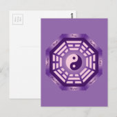 I Ching Yin Yang Postkarte (Vorne/Hinten)