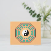 I Ching Yin Yang Postkarte (Stehend Vorderseite)