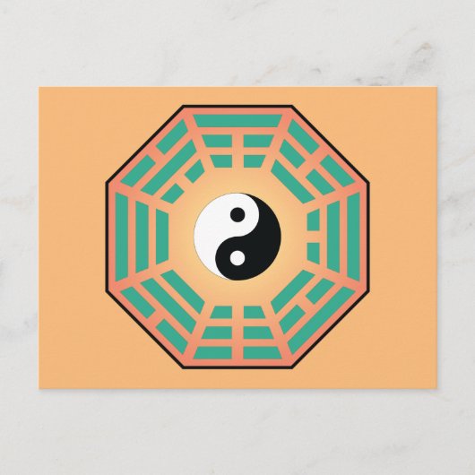 I Ching Yin Yang Postkarte (Vorderseite)