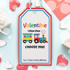 I Choo Choo Choose You Classroom Valentine Favor  Geschenkanhänger