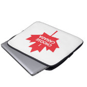 I Choose Canada Electronics Bag Laptopschutzhülle (Vorne Knopf)