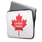 I Choose Canada Electronics Bag Laptopschutzhülle (Vorderseite Links)