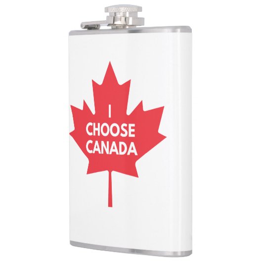 I Choose Canada Hip Flask Flachmann (Links)