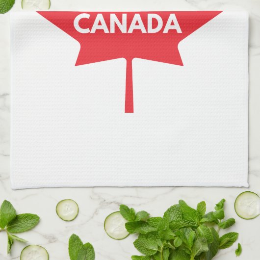 I Choose Canada Kitchen Teetuch Geschirrtuch (Gefaltet)