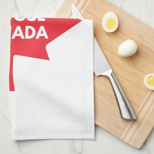 I Choose Canada Kitchen Teetuch Geschirrtuch (Viertel Falte)