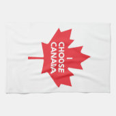 I Choose Canada Kitchen Teetuch Geschirrtuch (Horizontal)