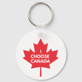 I Choose Canada Schlüsselanhänger (Rückseite)