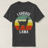I Choose Lama T-Shirt (Design vorne)