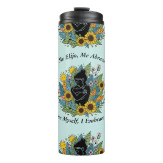 I Choose Myself Today/Girasoles y amor propio Thermosbecher