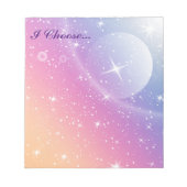 I Choose Note Pad Notizblock (Vorderseite)