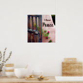I Choose Peace Square Poster (Küche)