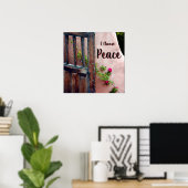 I Choose Peace Square Poster (Heimbüro)