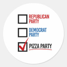 I Choose Pizza Party
