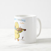 I Choose Violin Kaffeetasse (VorderseiteRechts)