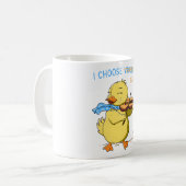I Choose Violin Kaffeetasse (Vorderseite Links)