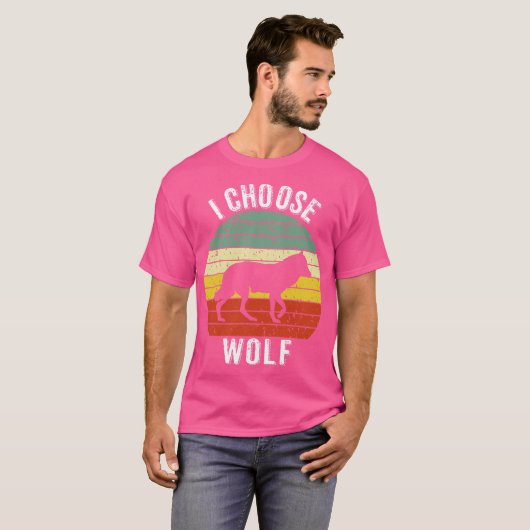 I Choose Wolf T-Shirt (Vorne ganz)