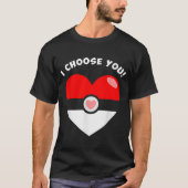 I Choose You Heart Valentine Gamer Shirt (Vorderseite)