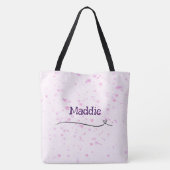 I chose myself over a Valentine Tote Tasche (Rückseite)