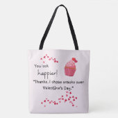 "I chose snacks over Valentines" Tote Tasche (Vorderseite)