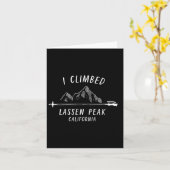 I Climbed Len Peak Summit Bergsee Karte (Gelbe Blume)