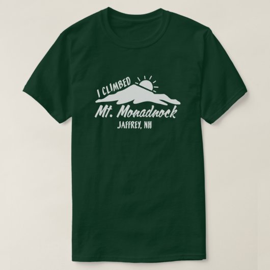 I Climbed Mount Monadnock Shirt (Design vorne)