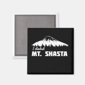 I Climbed Mt. Shasta Magnet (Vorderseite/Rückseite)